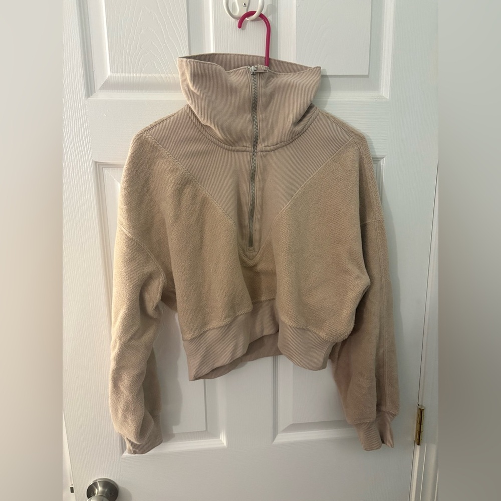 Abercrombie & Fitch Soft Essential Sunday Half zip Pullover Sweatshirt